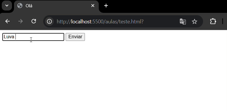 Demonstração de Saudação