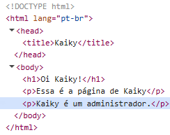 Inspecionar com caso positivo